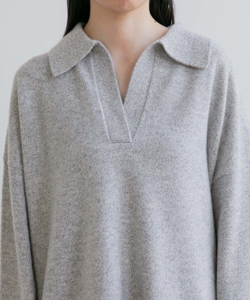 yuw(ユウ)の「SKIPPER PULLOVER 217973(ニット/セーター・レディース・ブラック/グレー/ブルー/ピンク・FREE)」の14枚目の写真