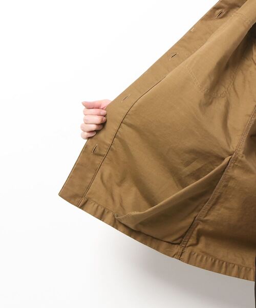 allureville（アルアバイル）の「コットンバックサテンCPOジャケット（ミリタリージャケット・レディース・カーキ/ベージュ・2）」の13枚目の写真