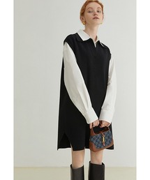 ポロベスト ニットワンピース FQ21L021【Fano Studios】