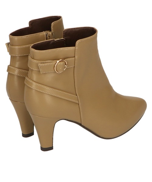 ORiental TRaffic（オリエンタルトラフィック）の「ポインテッドトゥベルトブーツ/11413（ブーツ・レディース・ホワイト/ブラック/ベージュ・LL/S/M/L）」の9枚目の写真