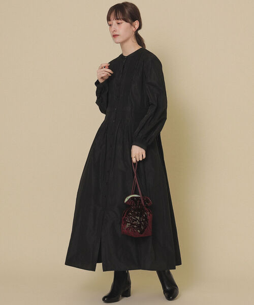 バーゲン Ray Beams タフタ ピンタック ワンピース 日本正規品