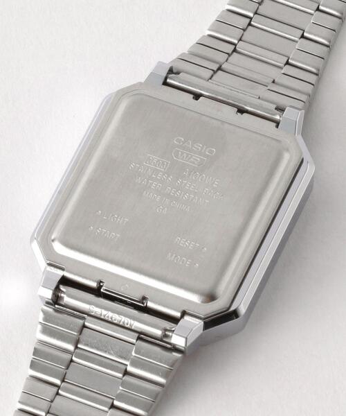 CASIO(カシオ)の「<CASIO(カシオ)> FRONTBUTTON A100 1/腕時計(デジタル腕時計・メンズ・シルバー・FREE)」の5枚目の写真