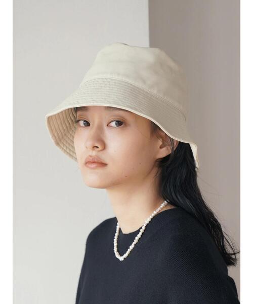 AMERICAN HOLIC(アメリカンホリック)の「合皮バケットハット(ハット・レディース・アイボリー/ブラウン/ブラック・FREE)」の7枚目の写真