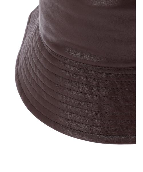 AMERICAN HOLIC(アメリカンホリック)の「合皮バケットハット(ハット・レディース・アイボリー/ブラウン/ブラック・FREE)」の16枚目の写真