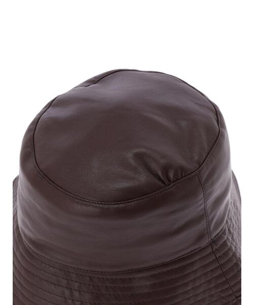 AMERICAN HOLIC(アメリカンホリック)の「合皮バケットハット(ハット・レディース・アイボリー/ブラウン/ブラック・FREE)」の17枚目の写真