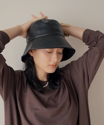 AMERICAN HOLIC | 合皮バケットハット(ハット)