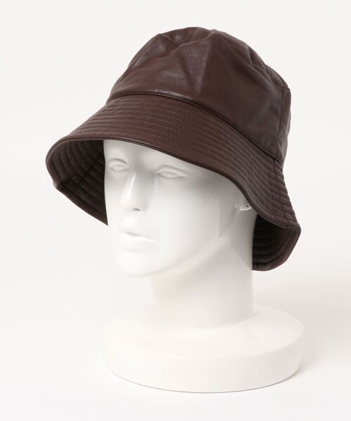 AMERICAN HOLIC(アメリカンホリック)の「合皮バケットハット(ハット・レディース・アイボリー/ブラウン/ブラック・FREE)」の6枚目の写真