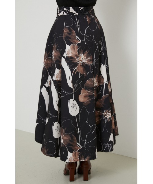 rienda（リエンダ）の「アートフラワーフレアスカート（スカート・レディース・ホワイト/ブラック/ライトグリーン・SMALL/MEDIUM）」の17枚目の写真