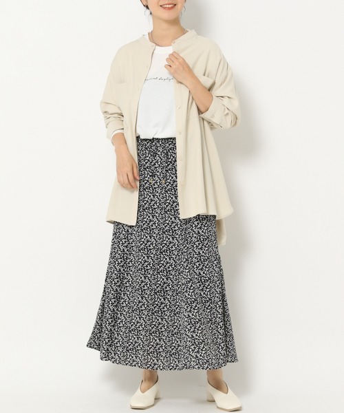 mysty woman（ミスティウーマン）の「小花マーメイドスカート 239177（スカート・レディース・ブラック/ブラウン/アイボリー・FREE）」の13枚目の写真