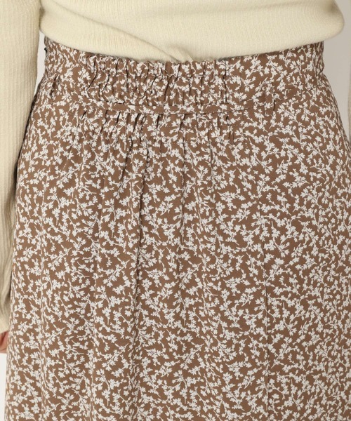 mysty woman（ミスティウーマン）の「小花マーメイドスカート 239177（スカート・レディース・ブラック/ブラウン/アイボリー・FREE）」の7枚目の写真