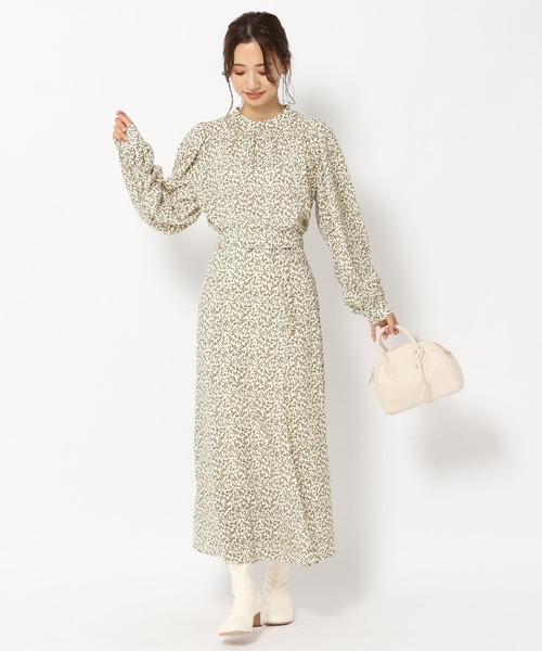 mysty woman（ミスティウーマン）の「小花マーメイドスカート 239177（スカート・レディース・ブラック/ブラウン/アイボリー・FREE）」の20枚目の写真