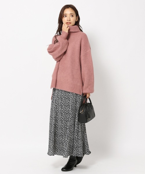 mysty woman（ミスティウーマン）の「小花マーメイドスカート 239177（スカート・レディース・ブラック/ブラウン/アイボリー・FREE）」の17枚目の写真