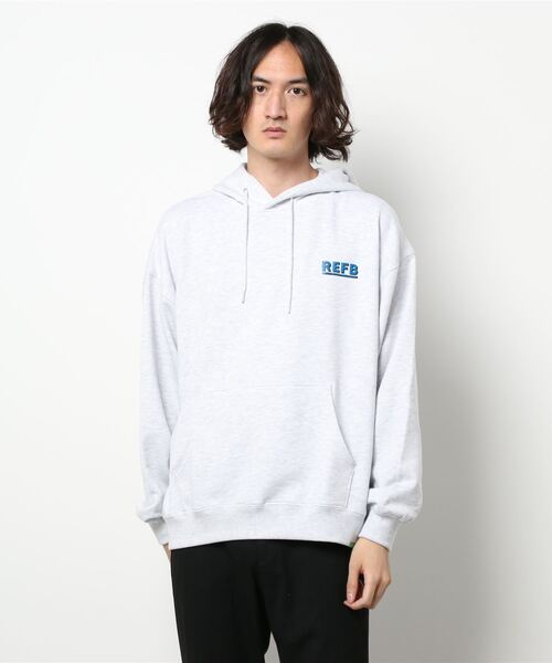 BACK NUMBER（バックナンバー）の「【BACK NUMBER】「RefurBish」 スウェットパーカー（パーカー・メンズ・ブラック/サックスブルー/ライトグレー・S/L/M/XL）」の11枚目の写真