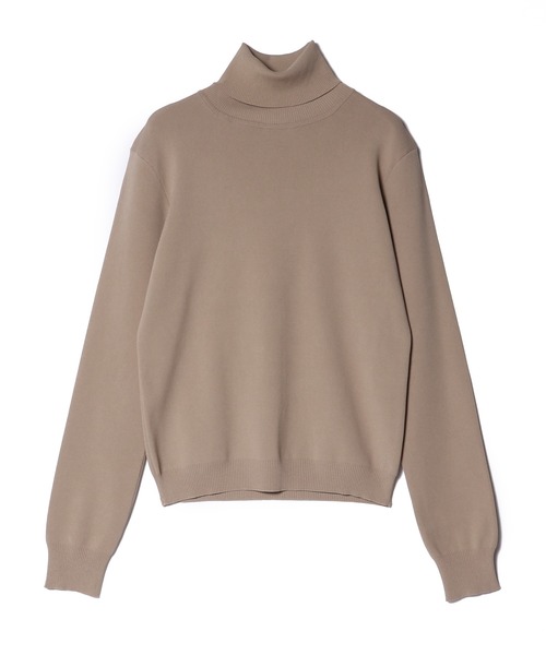 UMA ESTNATION（ユマエストネーション）の「UMA ESTNATION / タートルネックニット（ニット/セーター・レディース・スカイブルー/ダークブラウン/キャメル・FREE）」の3枚目の写真