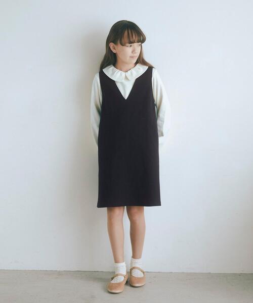 商品詳細 Tj エリフリル ポンチワンピース 140cm 150cm Green Label Relaxing グリーンレーベル リラクシング 公式通販