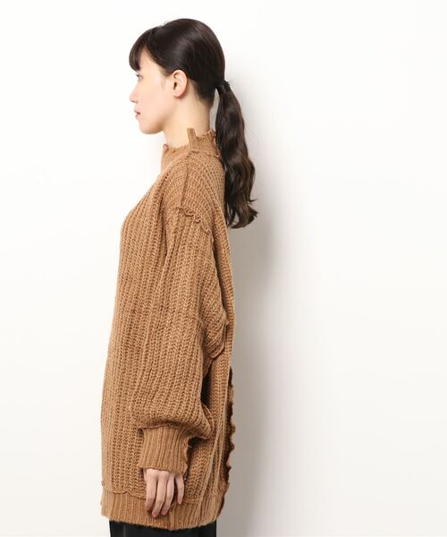 Dita(ディータ)の「21AW モヘアタッチハイネックボリューミィニット(ニット/セーター・レディース・キャメル/ベージュ/チャコールグレー/オリーブ・M/L)」の20枚目の写真