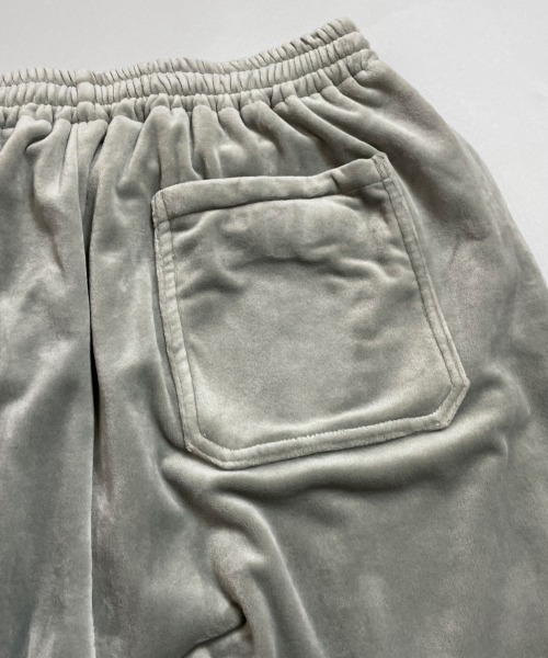 GALLIS ADDICTION（ガリスアディクション）の「GA FUR-VELOR PANTS/ベロア イージーパンツ（スウェットパンツ・メンズ・ブラック/グレー・M/L）」の17枚目の写真