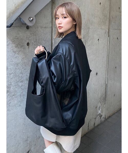 MURUA（ムルーア）の「フェイクレザーMA-1（MA-1）」 - WEAR