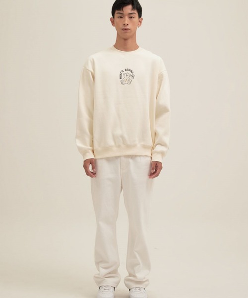 ISTKUNST（イストクンスト）の「【UNISEX】ISTKUNST／WBU LOGO プルオーバー　2256205（スウェット・レディース・ライトグレー/ネイビー/アイボリー・SMALL/MEDIUM/LARGE）」の10枚目の写真