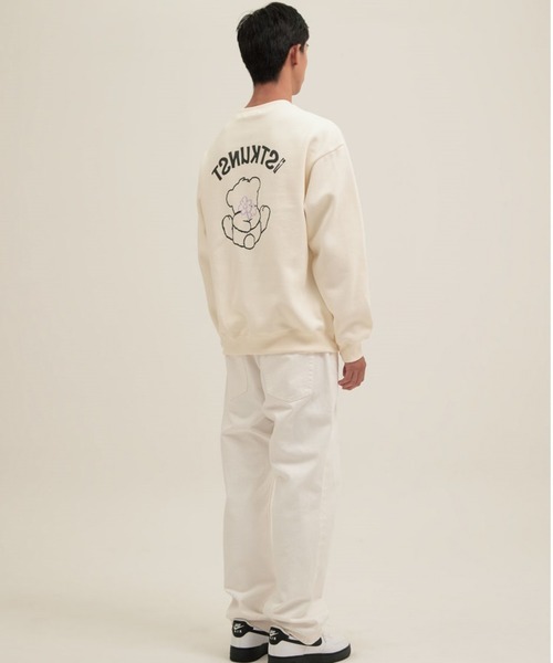 ISTKUNST（イストクンスト）の「【UNISEX】ISTKUNST／WBU LOGO プルオーバー　2256205（スウェット・レディース・ライトグレー/ネイビー/アイボリー・SMALL/MEDIUM/LARGE）」の8枚目の写真