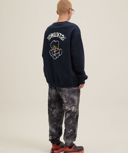 ISTKUNST（イストクンスト）の「【UNISEX】ISTKUNST／WBU LOGO プルオーバー　2256205（スウェット・レディース・ライトグレー/ネイビー/アイボリー・SMALL/MEDIUM/LARGE）」の12枚目の写真