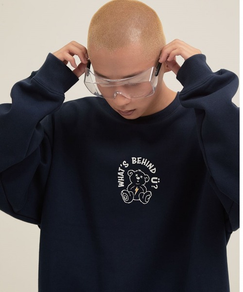 ISTKUNST（イストクンスト）の「【UNISEX】ISTKUNST／WBU LOGO プルオーバー　2256205（スウェット・レディース・ライトグレー/ネイビー/アイボリー・SMALL/MEDIUM/LARGE）」の11枚目の写真