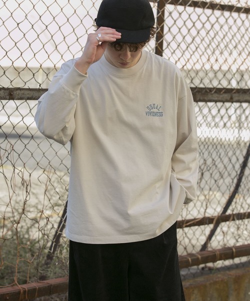 SENSE OF PLACE by URBAN RESEARCH（センスオブプレイスバイアーバンリサーチ）の「【別注】Ryo Kaneyasu×SENSE OF PLACE　ロングTシャツ C（Tシャツ/カットソー・メンズ・ナチュラル・MEDIUM/LARGE）」の3枚目の写真