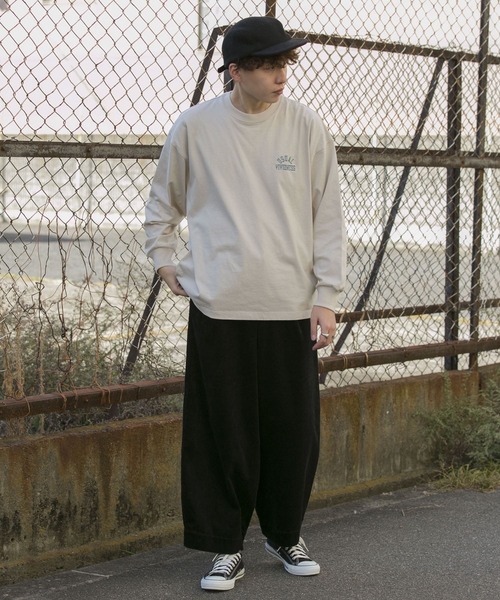 SENSE OF PLACE by URBAN RESEARCH（センスオブプレイスバイアーバンリサーチ）の「【別注】Ryo Kaneyasu×SENSE OF PLACE　ロングTシャツ C（Tシャツ/カットソー・メンズ・ナチュラル・MEDIUM/LARGE）」の6枚目の写真