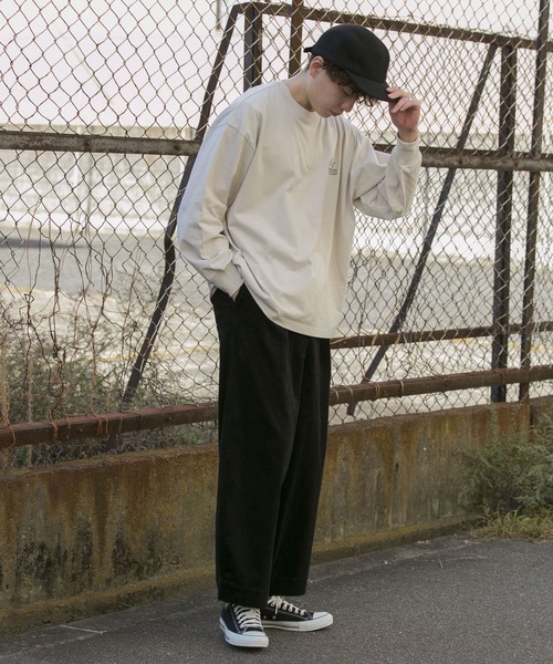 SENSE OF PLACE by URBAN RESEARCH（センスオブプレイスバイアーバンリサーチ）の「【別注】Ryo Kaneyasu×SENSE OF PLACE　ロングTシャツ C（Tシャツ/カットソー・メンズ・ナチュラル・MEDIUM/LARGE）」の7枚目の写真