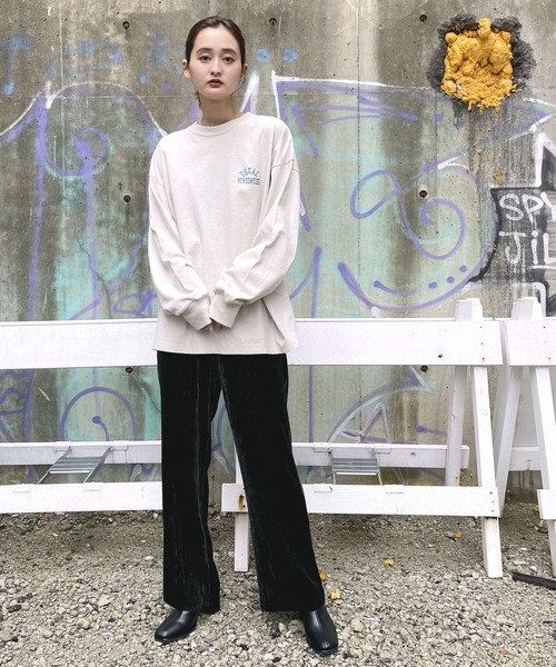 SENSE OF PLACE by URBAN RESEARCH（センスオブプレイスバイアーバンリサーチ）の「【別注】Ryo Kaneyasu×SENSE OF PLACE　ロングTシャツ C（Tシャツ/カットソー・メンズ・ナチュラル・MEDIUM/LARGE）」の9枚目の写真