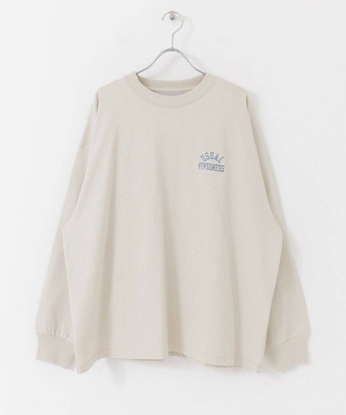 SENSE OF PLACE by URBAN RESEARCH（センスオブプレイスバイアーバンリサーチ）の「【別注】Ryo Kaneyasu×SENSE OF PLACE　ロングTシャツ C（Tシャツ/カットソー・メンズ・ナチュラル・MEDIUM/LARGE）」の10枚目の写真