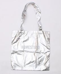 HOME STEADトートバッグ メタリック