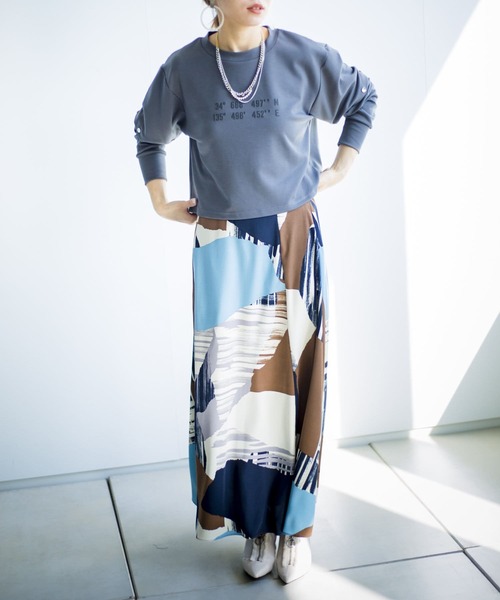 mona Belinda（モナベリンダ）の「袖取り外し2WAYプルオーバー（Tシャツ/カットソー・レディース・チャコールグレー/ベージュ/カーキ・FREE）」の15枚目の写真