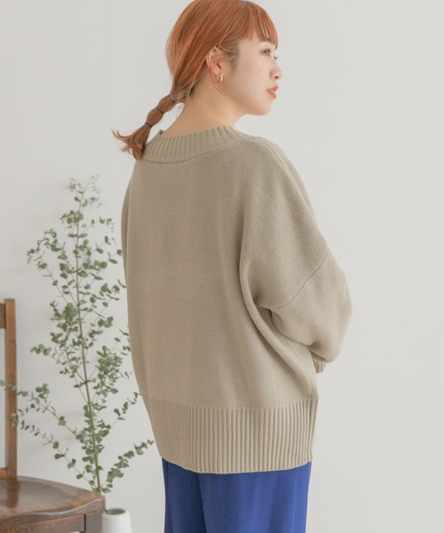 ITEMS URBANRESEARCH(アイテムズ アーバンリサーチ)の「オーバーサイズカーディガン(カーディガン/ボレロ・レディース・チャコールグレー/ベージュ/パープル・FREE)」の18枚目の写真