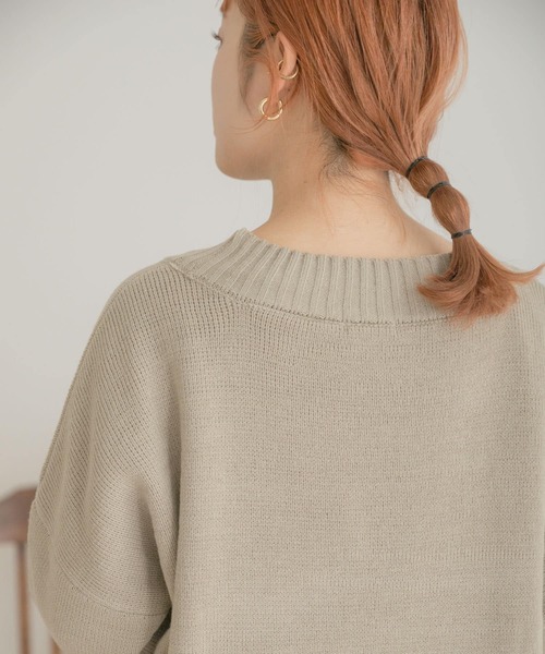 ITEMS URBANRESEARCH(アイテムズ アーバンリサーチ)の「オーバーサイズカーディガン(カーディガン/ボレロ・レディース・チャコールグレー/ベージュ/パープル・FREE)」の19枚目の写真