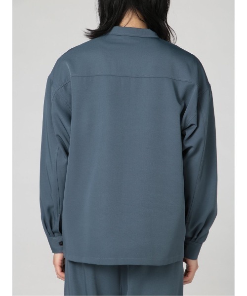 semantic design(セマンティックデザイン)の「【ストレッチ】セマンティックデザイン CPO セットアップ 長袖ルーズシャツ(セットアップパンツございます)(セットアップ・メンズ・ブラック/ブルー/グリーン・MEDIUM/LARGE)」の10枚目の写真