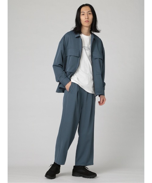 semantic design(セマンティックデザイン)の「【ストレッチ】セマンティックデザイン CPO セットアップ 長袖ルーズシャツ(セットアップパンツございます)(セットアップ・メンズ・ブラック/ブルー/グリーン・MEDIUM/LARGE)」の16枚目の写真