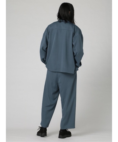 semantic design(セマンティックデザイン)の「【ストレッチ】セマンティックデザイン CPO セットアップ 長袖ルーズシャツ(セットアップパンツございます)(セットアップ・メンズ・ブラック/ブルー/グリーン・MEDIUM/LARGE)」の18枚目の写真