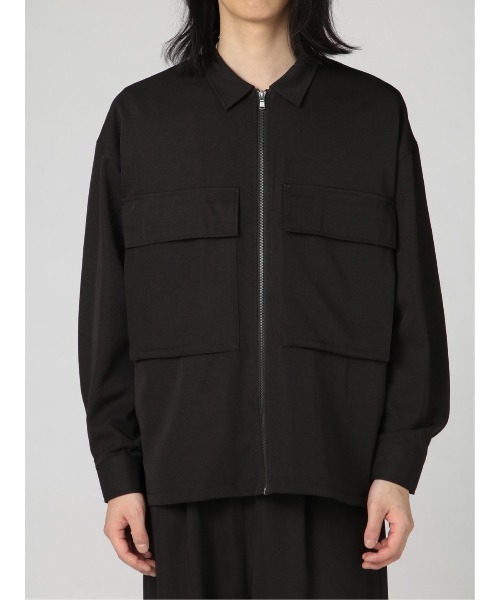 semantic design(セマンティックデザイン)の「【ストレッチ】セマンティックデザイン CPO セットアップ 長袖ルーズシャツ(セットアップパンツございます)(セットアップ・メンズ・ブラック/ブルー/グリーン・MEDIUM/LARGE)」の21枚目の写真