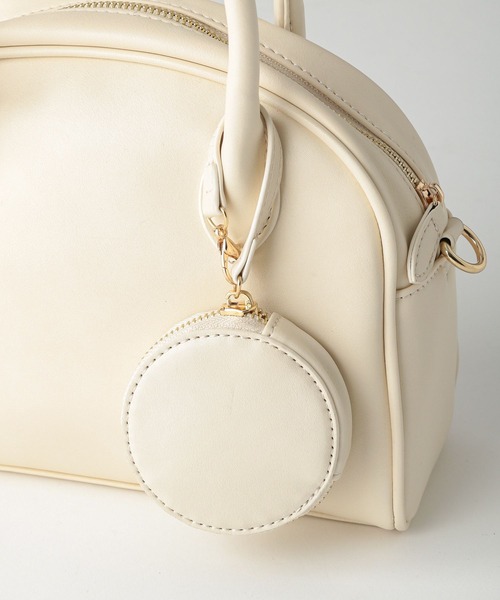 Heather（ヘザー）の「ポーチSETハンエンボストン　270919（ボストンバッグ・レディース・ブラック/ブラウン/アイボリー・ONE SIZE）」の13枚目の写真