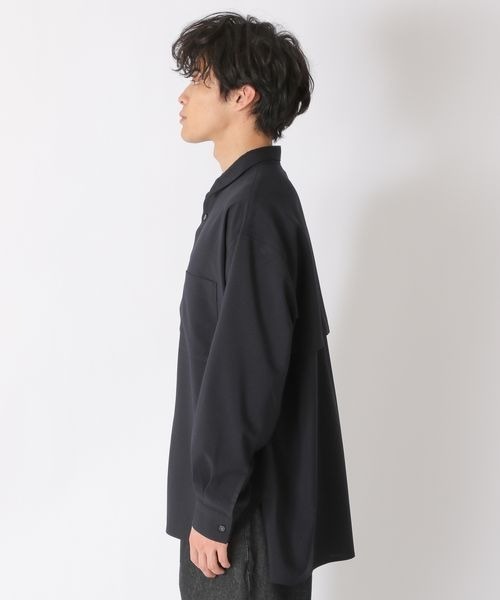 LOWRYS FARM（ローリーズファーム）の「クリアトロヨークシャツ　267566（シャツ/ブラウス・メンズ・ネイビー/グレー/グリーン/ベージュ・MEDIUM/LARGE）」の11枚目の写真