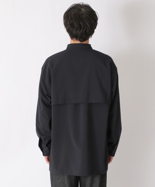 LOWRYS FARM（ローリーズファーム）の「クリアトロヨークシャツ　267566（シャツ/ブラウス・メンズ・ネイビー/グレー/グリーン/ベージュ・MEDIUM/LARGE）」の12枚目の写真