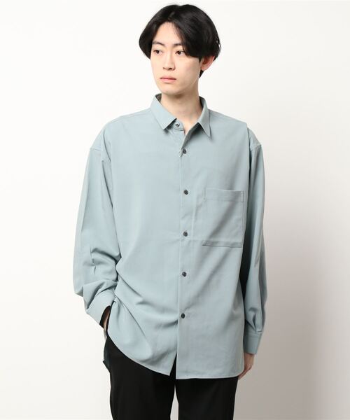 LOWRYS FARM（ローリーズファーム）の「クリアトロヨークシャツ　267566（シャツ/ブラウス・メンズ・ネイビー/グレー/グリーン/ベージュ・MEDIUM/LARGE）」の21枚目の写真