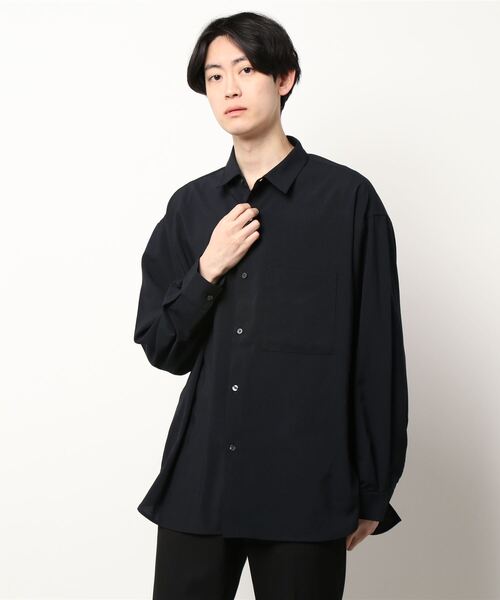 LOWRYS FARM（ローリーズファーム）の「クリアトロヨークシャツ　267566（シャツ/ブラウス・メンズ・ネイビー/グレー/グリーン/ベージュ・MEDIUM/LARGE）」の22枚目の写真