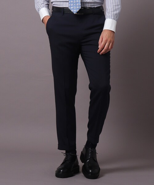 DRESSTERIOR（ドレステリア）の「◆Super100's ドレスパンツ（スーツパンツ・メンズ・ブラック/ダークネイビー・85/76/79/82）」の9枚目の写真