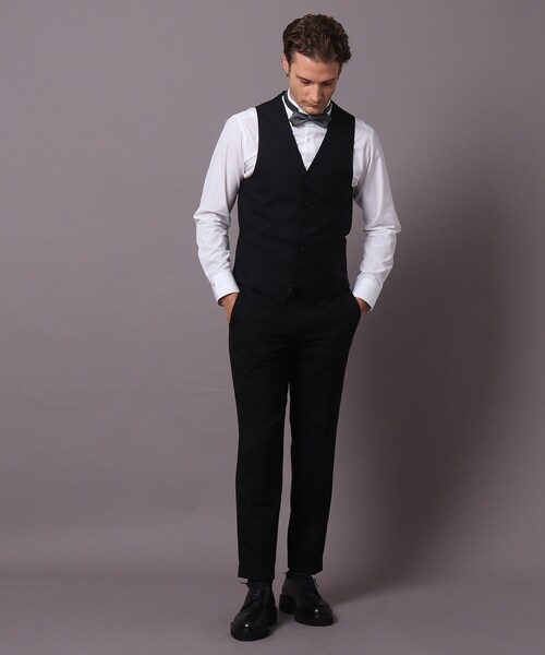 DRESSTERIOR（ドレステリア）の「◆Super100's ドレスパンツ（スーツパンツ・メンズ・ブラック/ダークネイビー・85/76/79/82）」の12枚目の写真