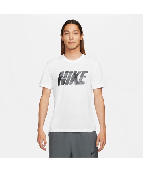 NIKE（ナイキ）の「ナイキ NIKE ナイキ DF カモ グラフィック S/S Tシャツ（Tシャツ/カットソー・メンズ・ホワイト/サンドグレー/ブラック・M/L/LL/S/3L）」の2枚目の写真