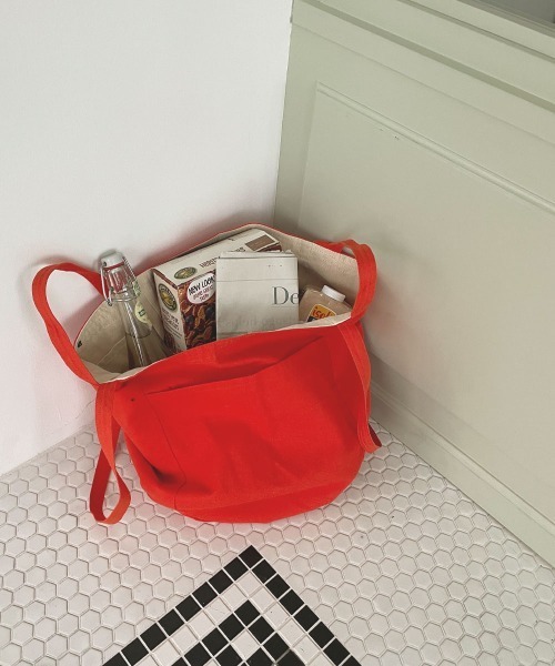 marjour（マージュール）の「2HANDLE TOTE BAG（トートバッグ・レディース・オレンジ・FREE）」の3枚目の写真