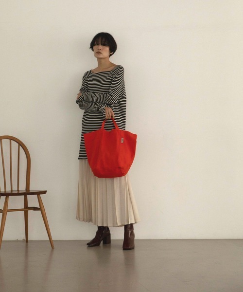 marjour（マージュール）の「2HANDLE TOTE BAG（トートバッグ・レディース・オレンジ・FREE）」の12枚目の写真