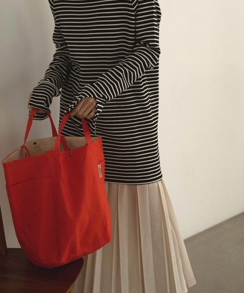 marjour（マージュール）の「2HANDLE TOTE BAG（トートバッグ・レディース・オレンジ・FREE）」の14枚目の写真